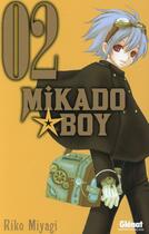 Couverture du livre « Mikado boy Tome 2 » de Riko Miyagi aux éditions Glenat