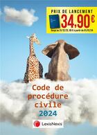 Couverture du livre « Code de procédure civile (édition 2024) » de Loic Cadiet aux éditions Lexisnexis