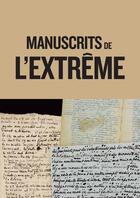 Couverture du livre « Manuscrits de l'extrême » de  aux éditions Bnf Editions