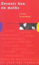 Couverture du livre « Devenir Bon En Maths » de Carine Mayo aux éditions Milan