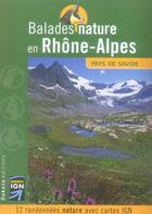 Couverture du livre « BALADES NATURE ; en pays de Savoie » de  aux éditions Dakota