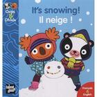 Couverture du livre « OOPS ET OHLALA ; it's snowing ! ; il neige ! » de Amelie Graux et Mellow aux éditions Talents Hauts