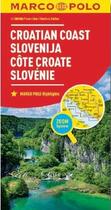 Couverture du livre « Cote Croate, Slovenie 1 : 300 000 » de  aux éditions Mairdumont