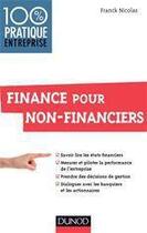 Couverture du livre « Finance pour non-financiers » de Franck Nicolas aux éditions Dunod