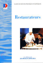 Couverture du livre « Restaurateurs (édition 2005) » de  aux éditions Direction Des Journaux Officiels