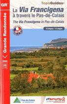 Couverture du livre « La via francigena en Pas-de-Calais : GR145 » de  aux éditions Ffrp