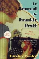 Couverture du livre « Le journal de Frankie Pratt » de Caroline Preston aux éditions Nil