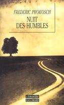 Couverture du livre « Nuit des humbles » de Frederic Prokosch aux éditions Gallimard