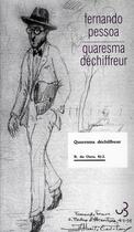Couverture du livre « Quaresma déchiffreur » de Pessoa/Freitas aux éditions Christian Bourgois