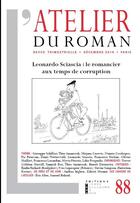 Couverture du livre « Revue atelier du roman - vol88 - le romancier aux temps de corruption » de  aux éditions Buchet Chastel