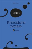 Couverture du livre « Procédure pénale (2e édition) » de Cedric Ribeyre aux éditions Pu De Grenoble