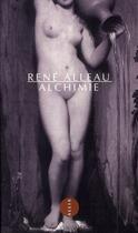 Couverture du livre « Alchimie » de Alleau René aux éditions Allia