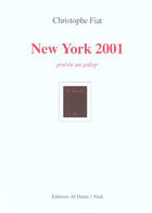 Couverture du livre « New York 2001 » de Orlan aux éditions Al Dante