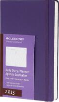 Couverture du livre « Agenda journalier 2013 ; grand format ; couverture rigide » de Moleskine aux éditions Moleskine Papet