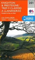 Couverture du livre « Knighton & presteigne 1/25 000 » de  aux éditions Ordnance Survey