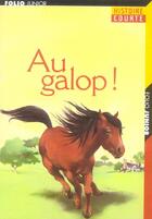 Couverture du livre « AU GALOP ! » de  aux éditions Gallimard-jeunesse
