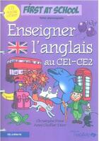 Couverture du livre « Enseigner l'anglais au CE1, CE2 » de Christophe Poire aux éditions Delagrave