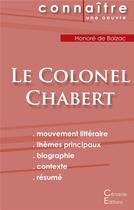 Couverture du livre « Le Colonel Chabert, d'Honoré de Balzac » de  aux éditions Editions Du Cenacle