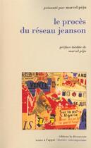 Couverture du livre « Le procès du réseau Jeanson » de Marcel Peju aux éditions La Decouverte
