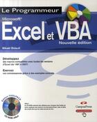 Couverture du livre « Microsoft excel et vba » de Mikael Bidault aux éditions Pearson