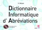 Couverture du livre « Dictionnaire informatique d'abreviations » de Belyan aux éditions Eska