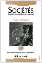Couverture du livre « Societes 2013/4 N.122 Imaginaires Coreens » de  aux éditions De Boeck Superieur