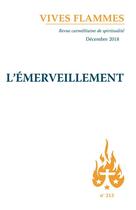 Couverture du livre « L'emerveillement » de Revue Vives Flammes aux éditions Cerf