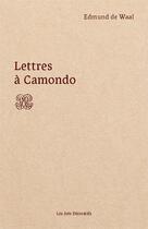 Couverture du livre « Lettres à Camondo » de Edmund De Waal aux éditions Les Arts Decoratifs