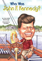 Couverture du livre « Who Was John F. Kennedy? » de Yona Zeldis Mcdonough aux éditions Penguin Group Us
