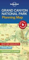 Couverture du livre « Grand canyon national park planning map - 1ed -anglais- » de  aux éditions Lonely Planet France