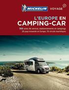 Couverture du livre « L'Europe en camping-car (édition 2017) » de Collectif Michelin aux éditions Michelin