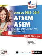 Couverture du livre « Concours ATSEM ASEM ; écrit + oral (édition 2018/2019) » de  aux éditions Nathan