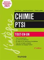 Couverture du livre « Chimie PTSI : tout-en-un (2e édition) » de Bruno Fosset et Jean-Bernard Baudin et Frederic Lahitete aux éditions Dunod