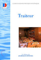 Couverture du livre « Traiteur (edition 2004) » de  aux éditions Direction Des Journaux Officiels