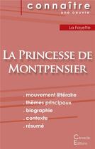 Couverture du livre « La princesse de Montpensier, de madame de La Fayette » de  aux éditions Editions Du Cenacle