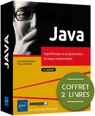 Couverture du livre « Java : algorithmique et programmation ; les bases indispensables (3e édition) » de Thierry Richard et Herve Boisgontier aux éditions Eni