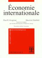 Couverture du livre « Economie internationale » de Krugman/Paul aux éditions De Boeck