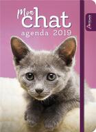 Couverture du livre « Agenda de sac mon chat (édition 2019) » de  aux éditions Artemis