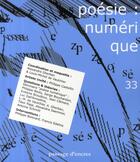 Couverture du livre « Poésie : numérique » de  aux éditions Dispute