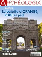 Couverture du livre « Archeologia n 597 - la bataille d'orange - avril 2021 » de  aux éditions Archeologia