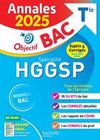 Couverture du livre « Objectif bac : Spécialité HGGSP ; Annales (édition 2025) » de Arnaud Léonard aux éditions Hachette Education