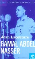 Couverture du livre « Gamal abdel nasser » de  aux éditions Bayard