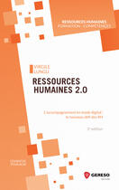 Couverture du livre « Ressources humaines 2.0 ; l'accompagnement en mode digital : nouveau défi des RH » de Virgile Lungu aux éditions Gereso