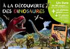 Couverture du livre « À la découverte des dinosaures » de Emmanuelle Ousset aux éditions Philippe Auzou