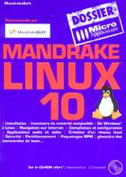 Couverture du livre « Mandrake linux 10 » de  aux éditions Micro Application
