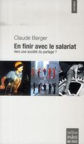 Couverture du livre « En finir avec le salariat » de Claude Berger aux éditions Paris