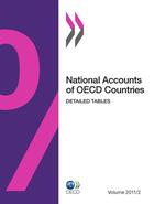 Couverture du livre « National accounts of OECD countries ; detailed tables ; 2011/2 » de Ocde aux éditions Oecd