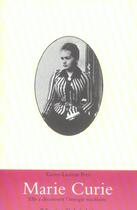 Couverture du livre « Marie curie » de Xavier-Laurent Petit aux éditions Ecole Des Loisirs