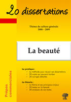 Couverture du livre « 20 dissertations ; thème de culture générale 2008-2009 ; prépas commerciales » de Anne Staszak aux éditions H & K