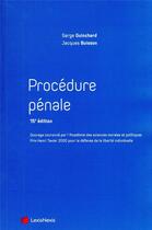 Couverture du livre « Procédure pénale (14e édition) » de Jacques Buisson et Serge Guinchard aux éditions Lexisnexis